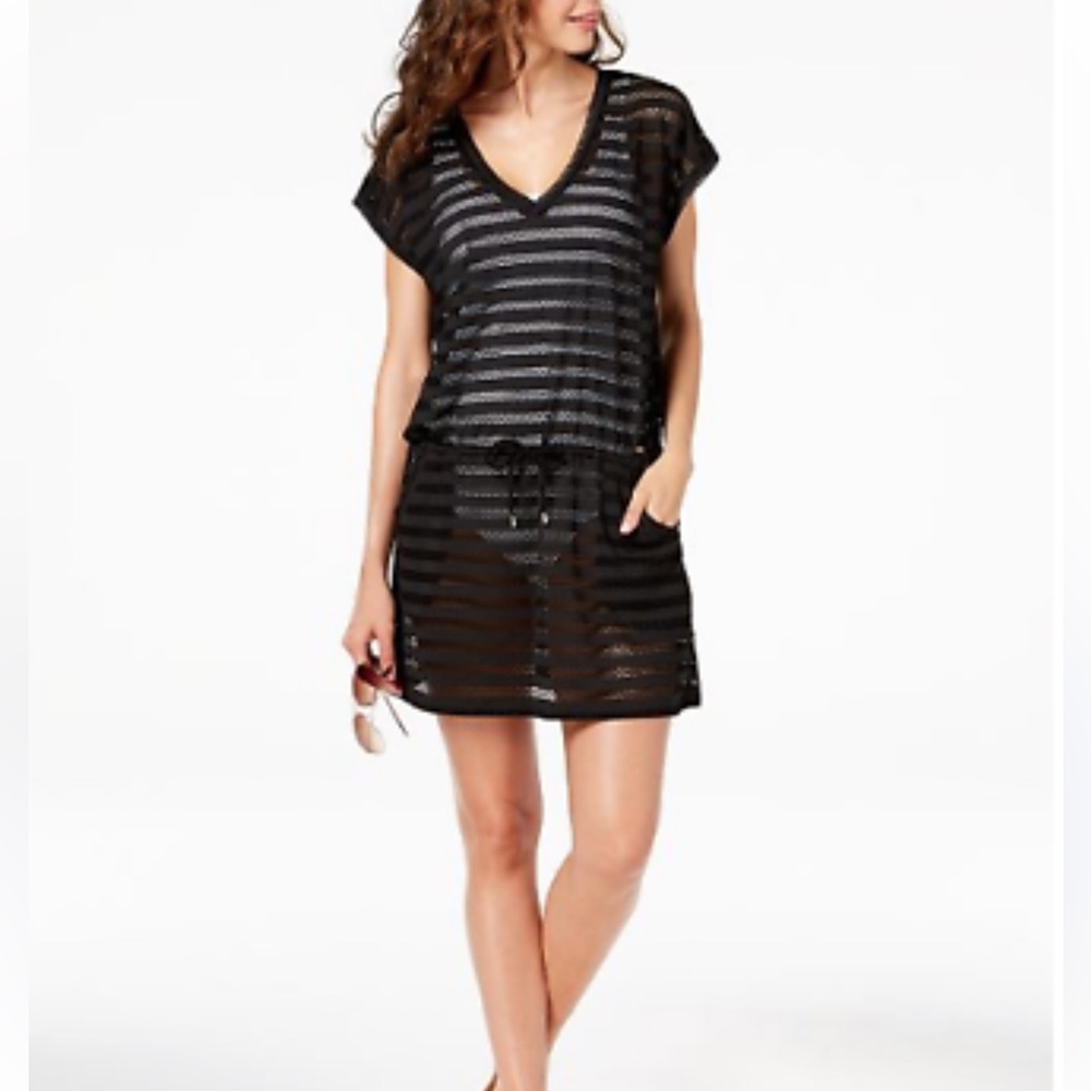 Calvin Klein Drawstring Swimsuit Cover Up - Like New - SMALL